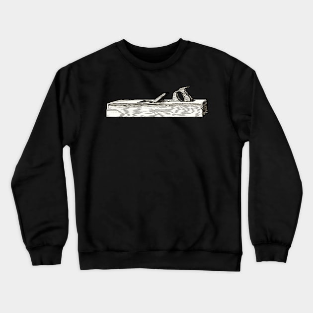 Classic Wooden Jack Plane Crewneck Sweatshirt by MerchByToolemera